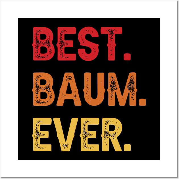 Best BAUM Ever, BAUM Second Name, BAUM Middle Name Wall Art by sketchraging
